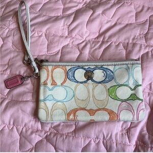 Coach Multicolor Wristlet